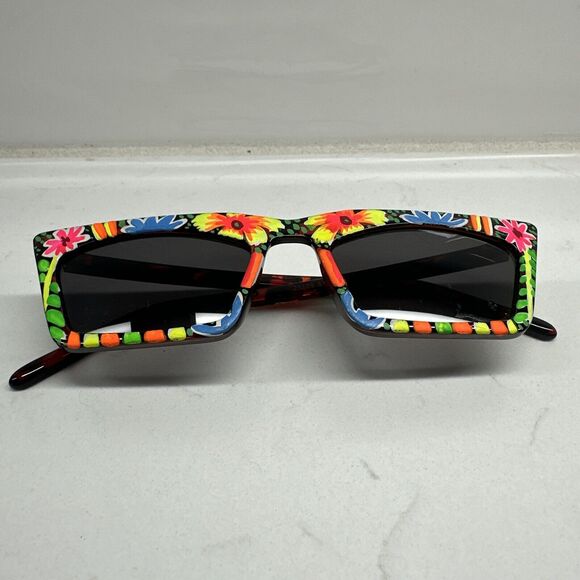 Colorful Hand painted Sunglasses Unisex - Picture 13 of 13